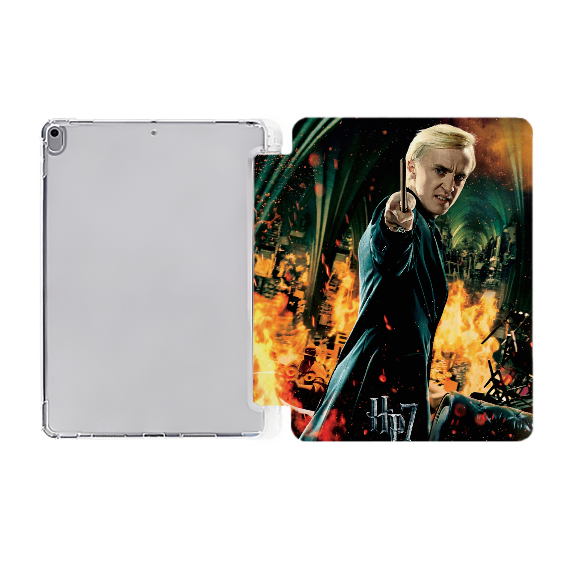 （画像用） Harry Potter ハリー・ポッターシリーズ IPad ケース ペン収納付き 三つ折りスタンド PUレザー×シリコン 対応機種9.5/10.5/10.9インチ